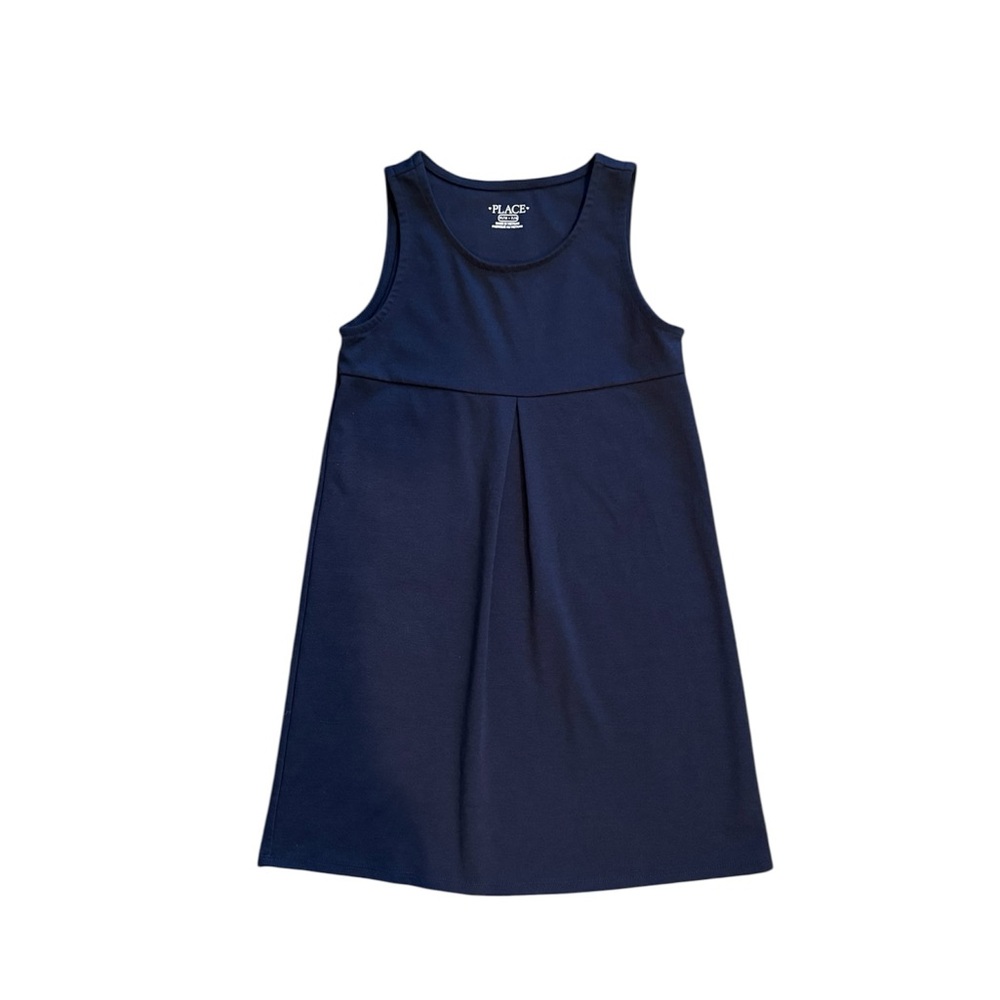 The Children’s Place Girls School Uniform Dress in Dark Navy Blue